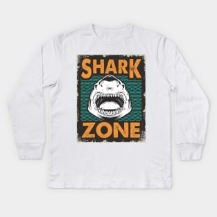 Shark Zone Kids Long Sleeve T-Shirt